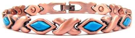 Copper Plated Magnetic Therapy Bracelet #MBC128