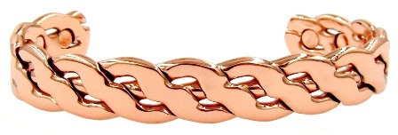 Good Waves Solid Copper Cuff Magnetic Therapy Bangle Bracelet