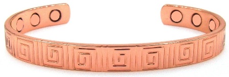 1/4" Celtic Solid Copper Cuff Magnetic Therapy Bangle Bracelet #MBG5090