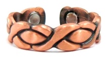 XO Solid Copper Magnetic Therapy Ring #MCR123