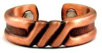 Fist Solid Copper Magnetic Therapy Ring #MCR129