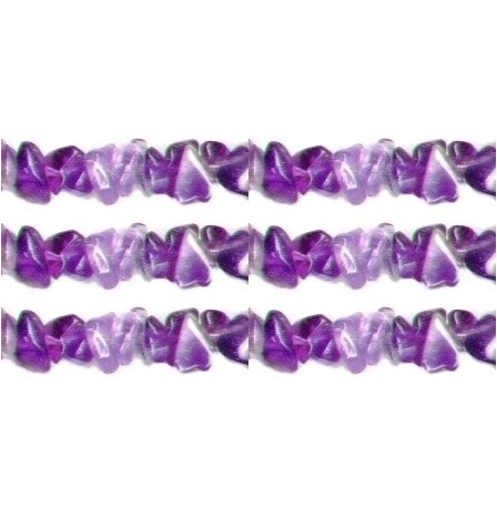 Amethyst Chip Stone Beads Necklace 34"-36" Inch  #36-AM
