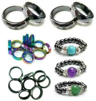 Hematite Rings Magnetic & Non-Magnetic