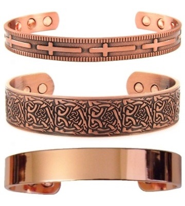 99.95% Pure Copper Bangles (With Magnets)