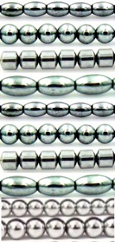 Magnetic Silver Beads