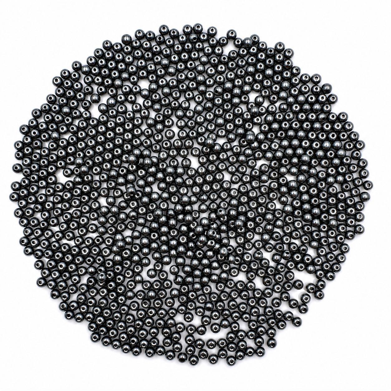 1000 PC. Loose 4mm Round Hematite Beads (NON-Magnetic) AAA Quality #H-R4-1000