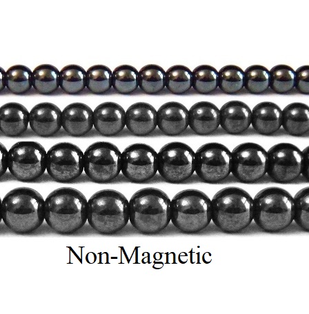 10 Strands 16" Each Round Hematite Beads (NON-Magnetic) AAA Quality