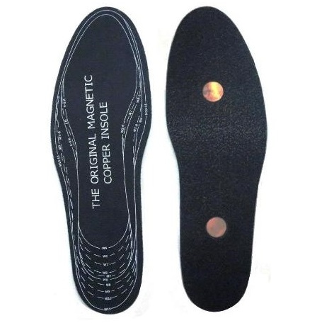 1 Pair Copper Discs Magnetic Insoles Plus Copper (Adjustable Sizes) #INSO-100