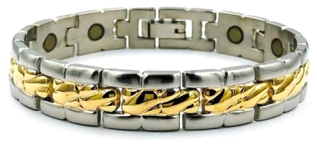 Alloy Magnetic Therapy Bracelet #MBA-114