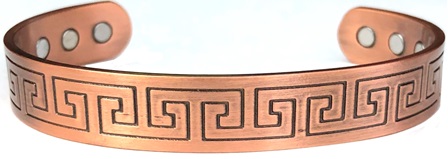 Wide Celtic Solid Copper Cuff Magnetic Bangle Bracelet #MBG035