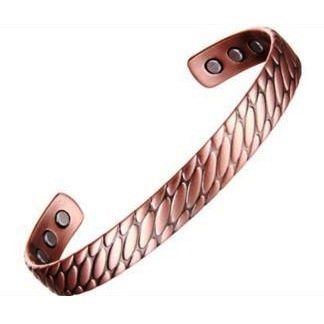 Copper Weave Magnetic Cuff Bangle Bracelet #MBG406
