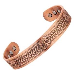 Celtic Path Tree of life Magnetic Copper Bangle #MBG410