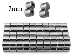 7x7mm 100 Sets Gunmetal Color 6000 Gauss Powerful Magnetic Clasps #MC7
