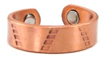 Solid Copper Magnetic Therapy Ring #MCR113