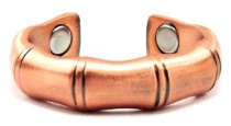 Bamboo  Solid Copper Magnetic Therapy Ring #MCR118