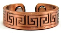 Celtic Solid Copper Magnetic Therapy Ring #MCR125