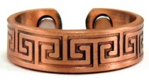 Celtic Solid Copper Magnetic Ring #MCR125