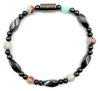 1 PC. Aqua Terra Magnetic Bracelet Hematite Magnetic Bracelet #MHB00011