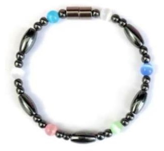 1 PC. Multi Color Cat's Eye Magnetic Therapy Bracelet Hematite Bracelet #MHB-00012