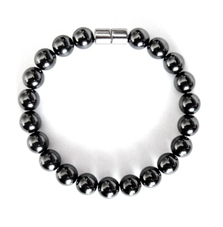 1 PC.  8mm Unisex All Magnetic Beads Magnetic Therapy Bracelet for Men & Women #MHB0037