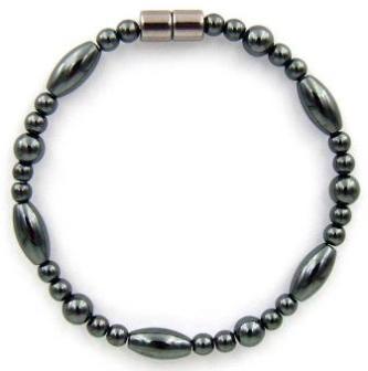 1 PC. (Magnetic) All Black Magnetic Bracelet Hematite Bracelet #MHB103