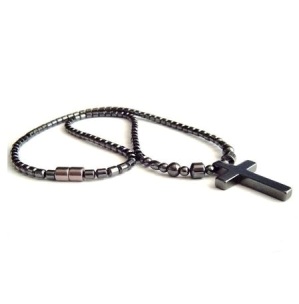 Plain Cross Magnetic Necklace, Magnetic Necklace #MN-0111P