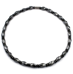 (Call for Prices) Heavy Twisted Beads Magnetic Therapy Magnetic Necklace #MN-0113