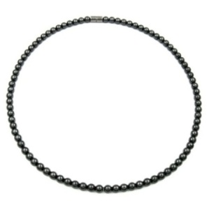 All 6mm Beads Magnetic Therapy Magnetic Necklace #MN-0124