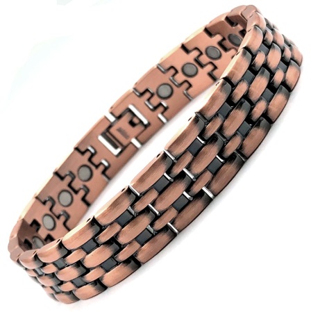 99.9% Pure Copper Unisex Magnetic Bracelet for Men and Women #RCB033
