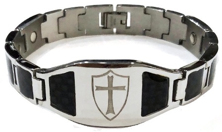 Cross Stainless Magnetic Bracelet #SSB006